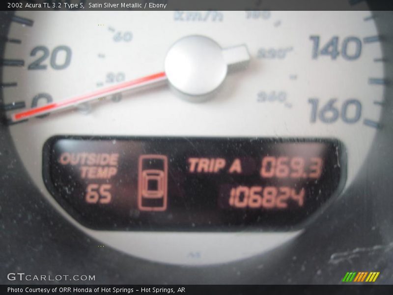 Satin Silver Metallic / Ebony 2002 Acura TL 3.2 Type S