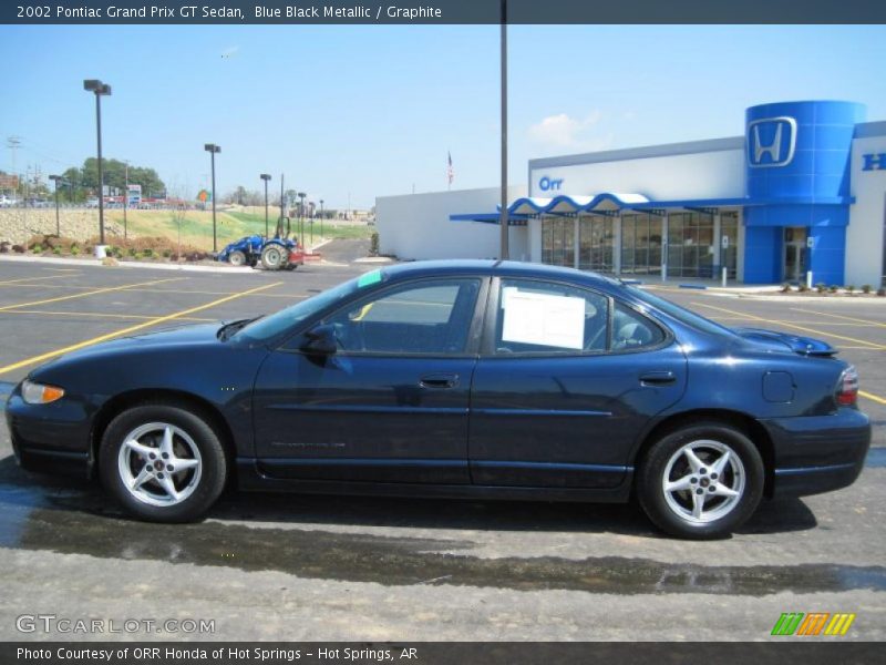 Blue Black Metallic / Graphite 2002 Pontiac Grand Prix GT Sedan