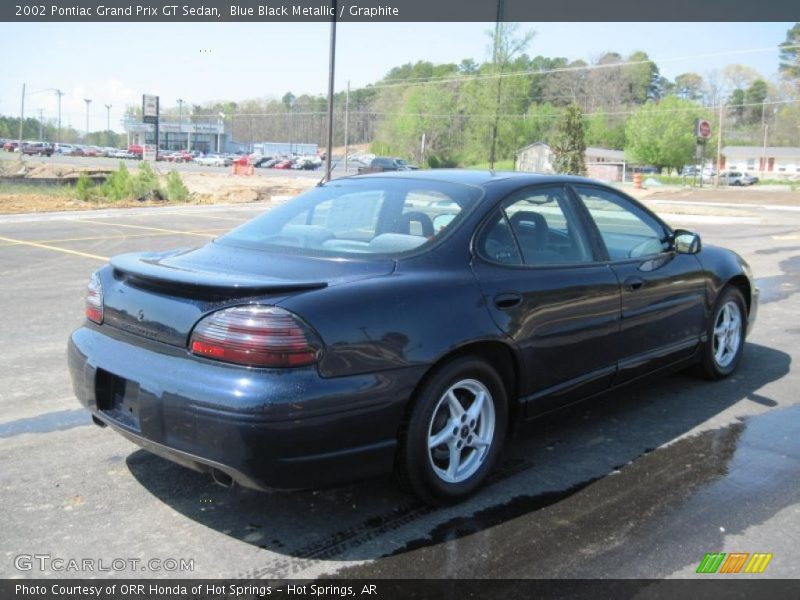 Blue Black Metallic / Graphite 2002 Pontiac Grand Prix GT Sedan