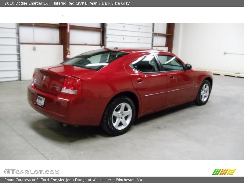 Inferno Red Crystal Pearl / Dark Slate Gray 2010 Dodge Charger SXT