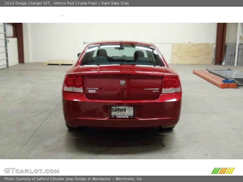 Inferno Red Crystal Pearl / Dark Slate Gray 2010 Dodge Charger SXT