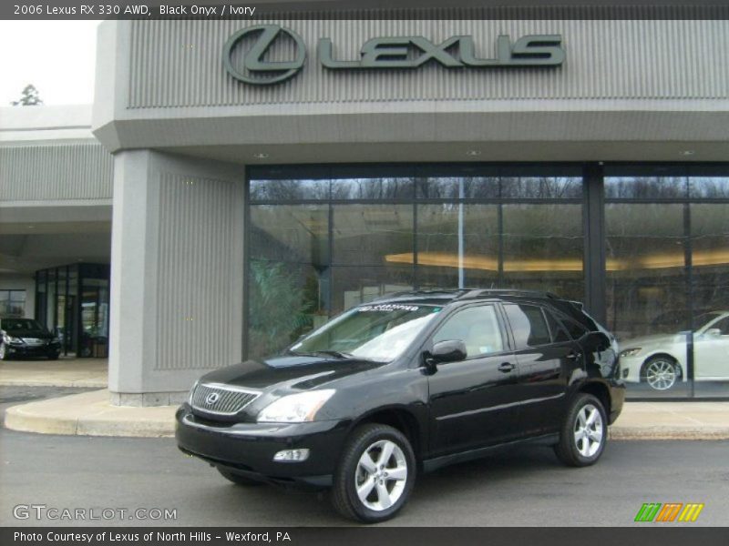 Black Onyx / Ivory 2006 Lexus RX 330 AWD
