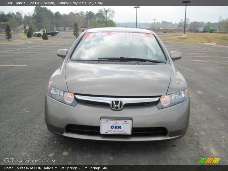 Galaxy Gray Metallic / Gray 2008 Honda Civic EX-L Sedan
