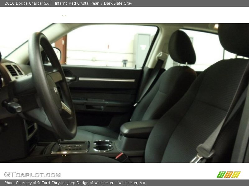Inferno Red Crystal Pearl / Dark Slate Gray 2010 Dodge Charger SXT