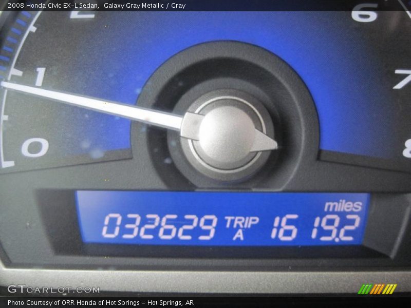 Galaxy Gray Metallic / Gray 2008 Honda Civic EX-L Sedan