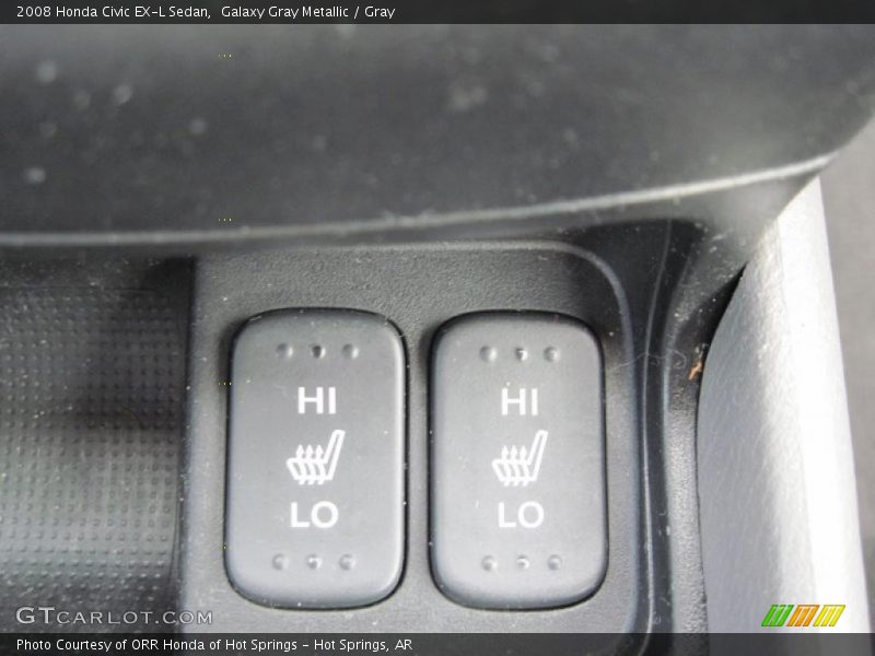 Galaxy Gray Metallic / Gray 2008 Honda Civic EX-L Sedan
