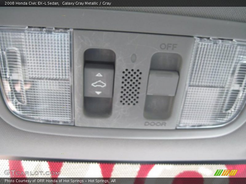 Galaxy Gray Metallic / Gray 2008 Honda Civic EX-L Sedan