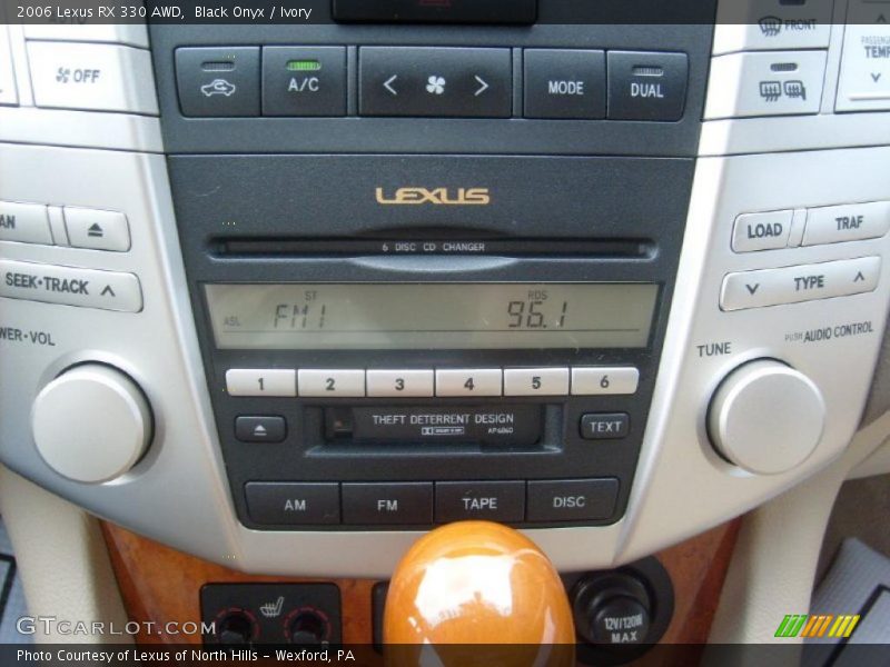 Black Onyx / Ivory 2006 Lexus RX 330 AWD