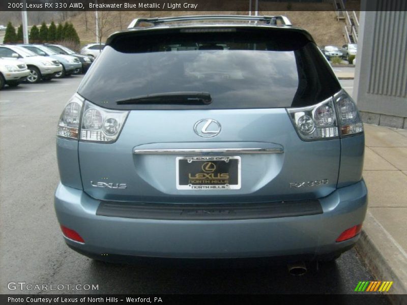 Breakwater Blue Metallic / Light Gray 2005 Lexus RX 330 AWD