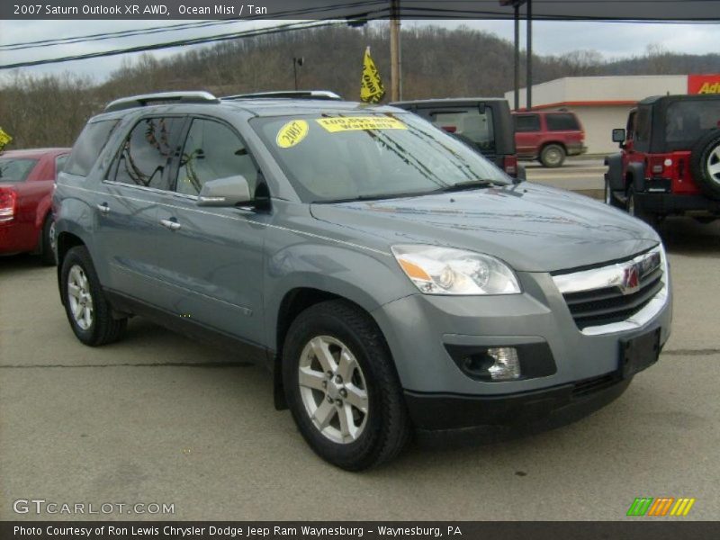 Ocean Mist / Tan 2007 Saturn Outlook XR AWD