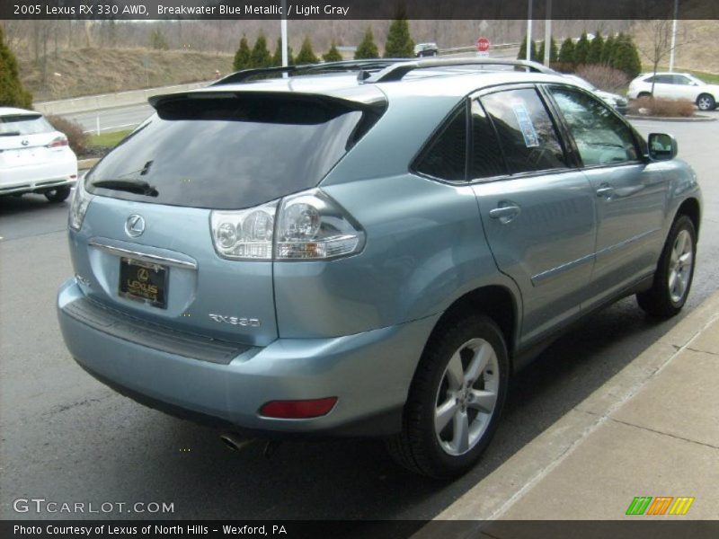 Breakwater Blue Metallic / Light Gray 2005 Lexus RX 330 AWD