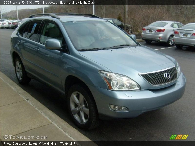 Breakwater Blue Metallic / Light Gray 2005 Lexus RX 330 AWD