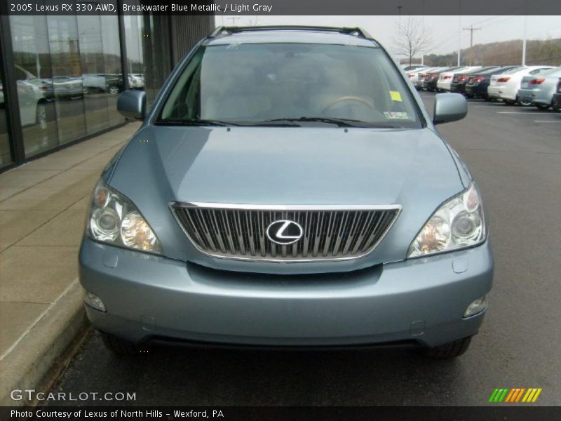 Breakwater Blue Metallic / Light Gray 2005 Lexus RX 330 AWD