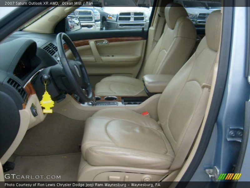 Ocean Mist / Tan 2007 Saturn Outlook XR AWD