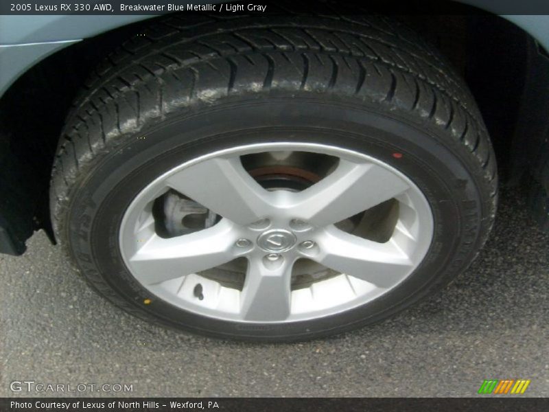 Breakwater Blue Metallic / Light Gray 2005 Lexus RX 330 AWD