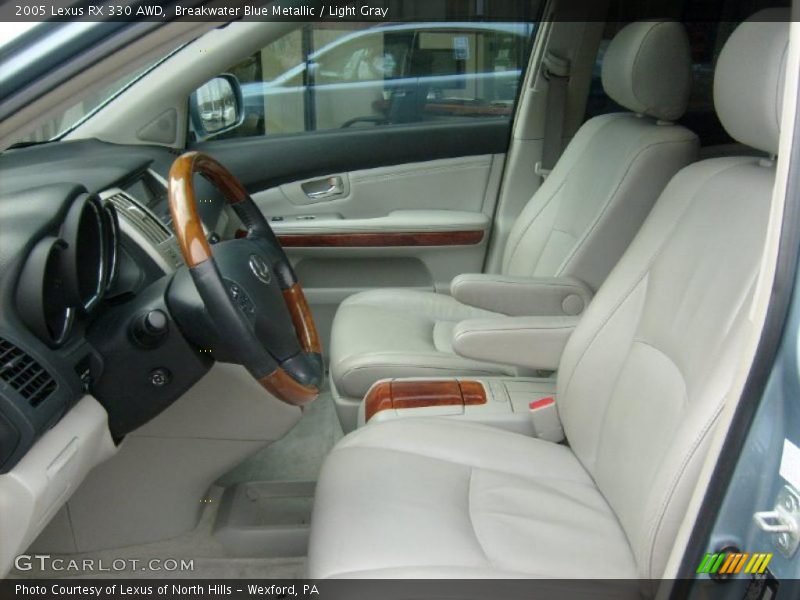 Breakwater Blue Metallic / Light Gray 2005 Lexus RX 330 AWD