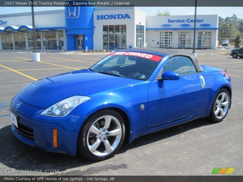 Daytona Blue Metallic / Charcoal 2007 Nissan 350Z Touring Roadster