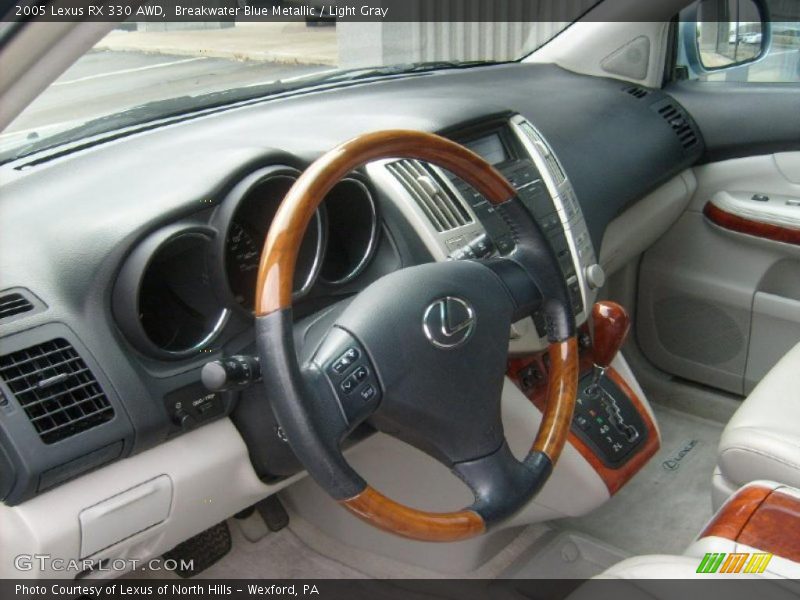 Breakwater Blue Metallic / Light Gray 2005 Lexus RX 330 AWD