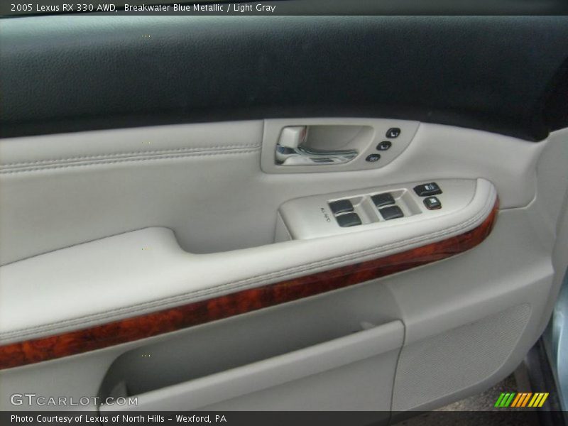Breakwater Blue Metallic / Light Gray 2005 Lexus RX 330 AWD