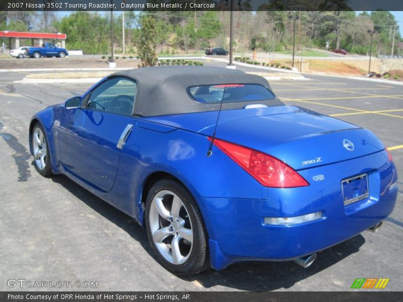 Daytona Blue Metallic / Charcoal 2007 Nissan 350Z Touring Roadster