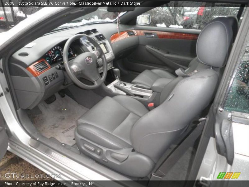 Classic Silver Metallic / Dark Stone 2008 Toyota Solara SLE V6 Convertible