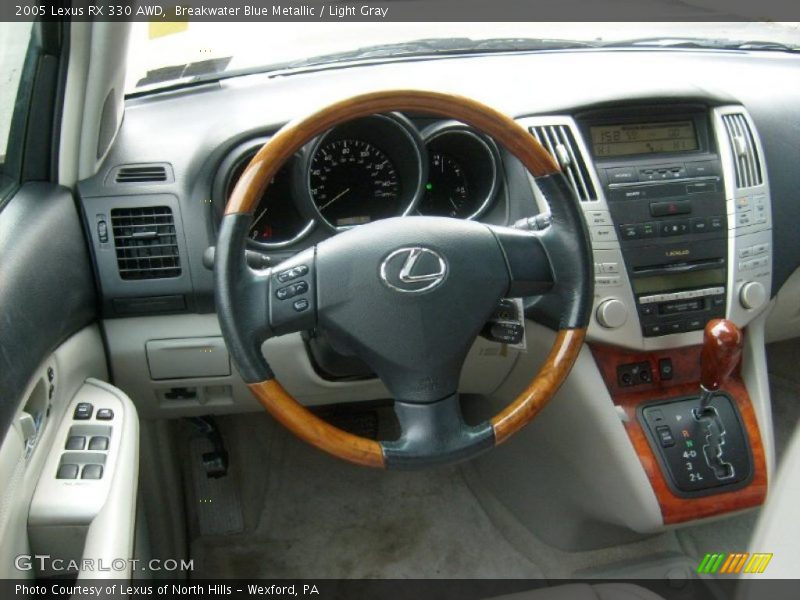Breakwater Blue Metallic / Light Gray 2005 Lexus RX 330 AWD