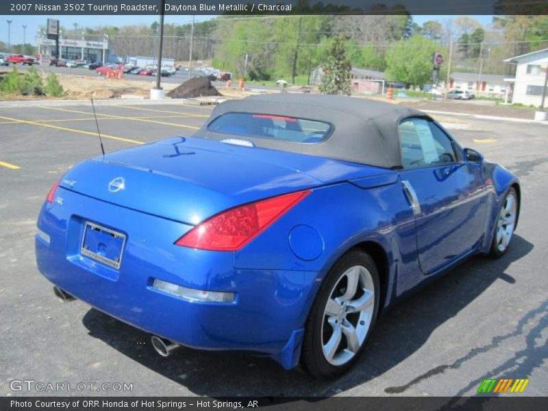 Daytona Blue Metallic / Charcoal 2007 Nissan 350Z Touring Roadster