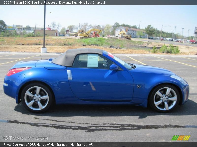 Daytona Blue Metallic / Charcoal 2007 Nissan 350Z Touring Roadster