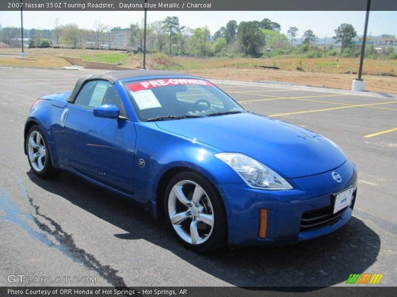 Daytona Blue Metallic / Charcoal 2007 Nissan 350Z Touring Roadster