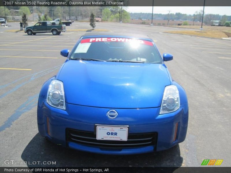 Daytona Blue Metallic / Charcoal 2007 Nissan 350Z Touring Roadster