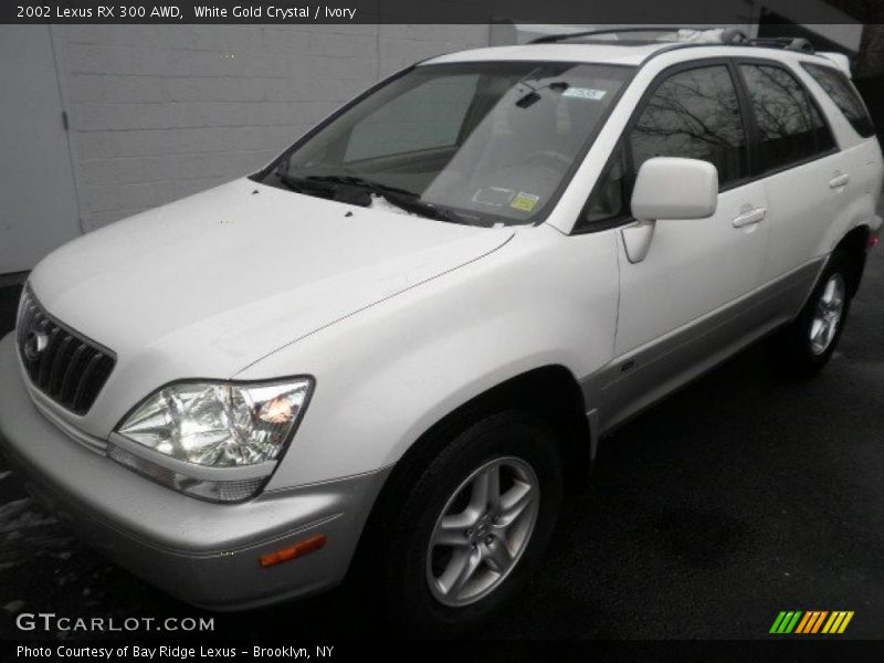 White Gold Crystal / Ivory 2002 Lexus RX 300 AWD