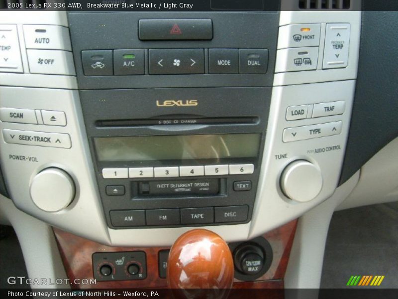 Breakwater Blue Metallic / Light Gray 2005 Lexus RX 330 AWD