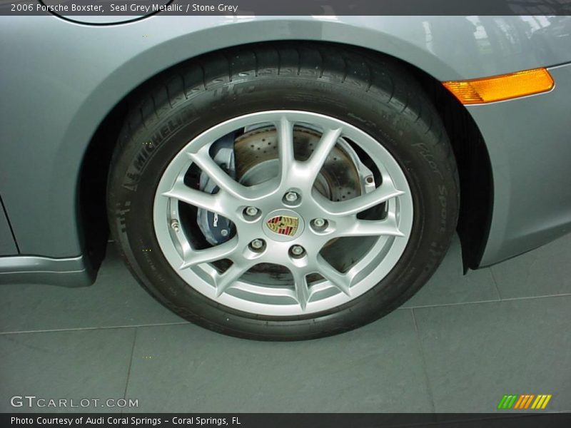 Seal Grey Metallic / Stone Grey 2006 Porsche Boxster