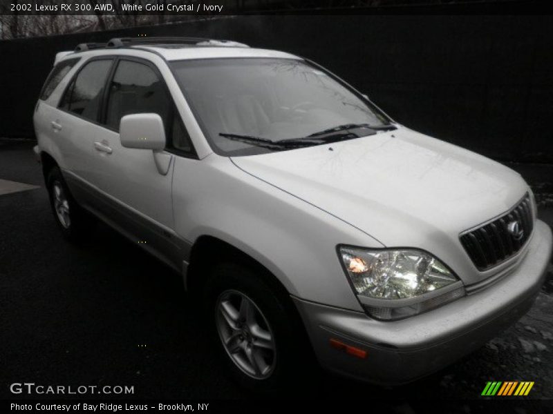 White Gold Crystal / Ivory 2002 Lexus RX 300 AWD