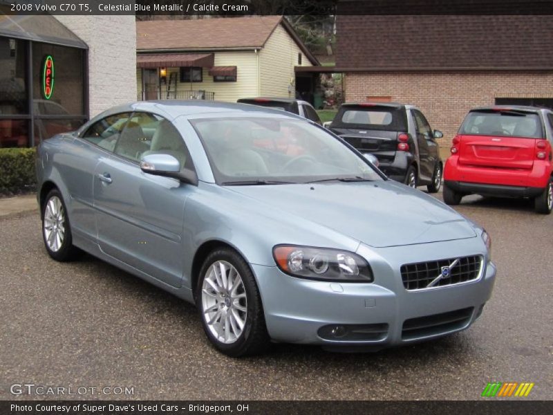 Celestial Blue Metallic / Calcite Cream 2008 Volvo C70 T5