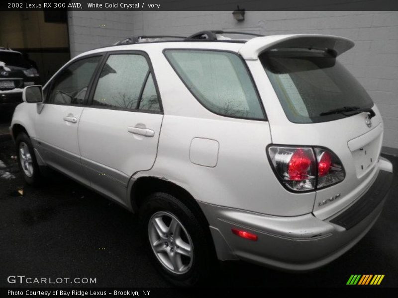 White Gold Crystal / Ivory 2002 Lexus RX 300 AWD
