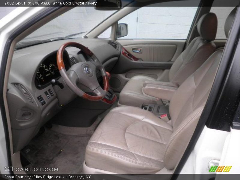 White Gold Crystal / Ivory 2002 Lexus RX 300 AWD