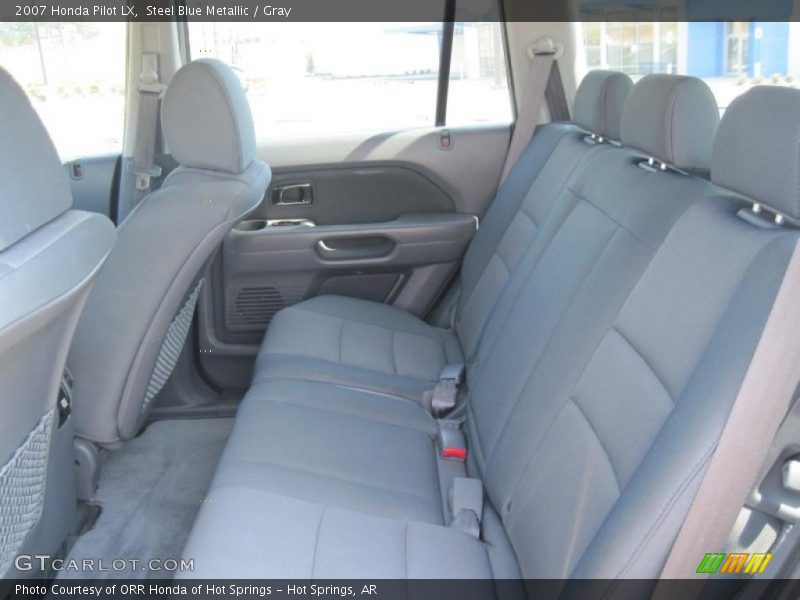 Steel Blue Metallic / Gray 2007 Honda Pilot LX