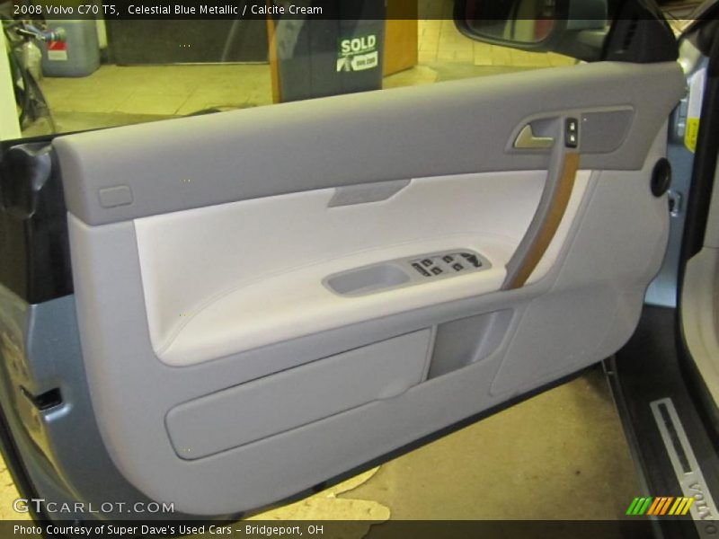 Celestial Blue Metallic / Calcite Cream 2008 Volvo C70 T5