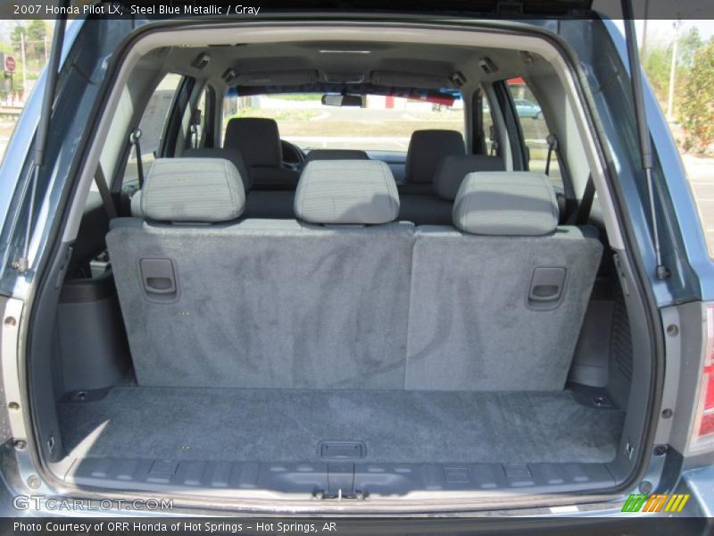 Steel Blue Metallic / Gray 2007 Honda Pilot LX