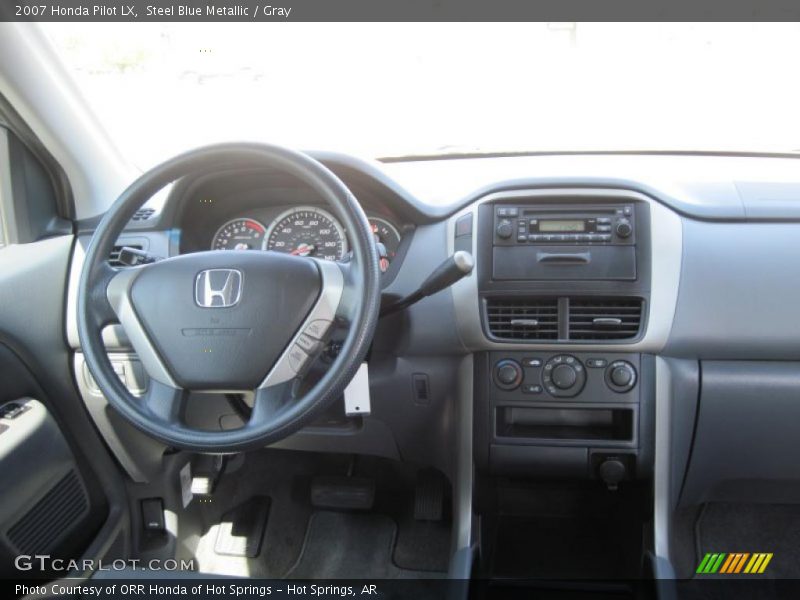 Steel Blue Metallic / Gray 2007 Honda Pilot LX