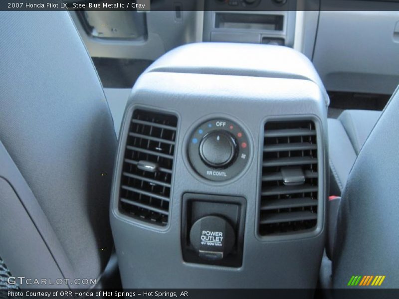 Steel Blue Metallic / Gray 2007 Honda Pilot LX