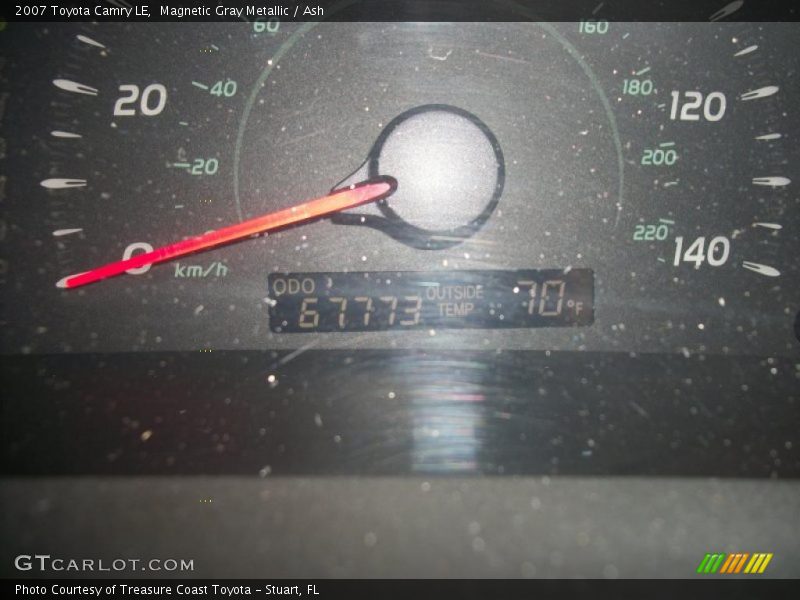 Magnetic Gray Metallic / Ash 2007 Toyota Camry LE