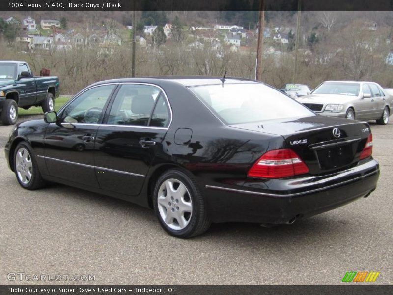 Black Onyx / Black 2004 Lexus LS 430