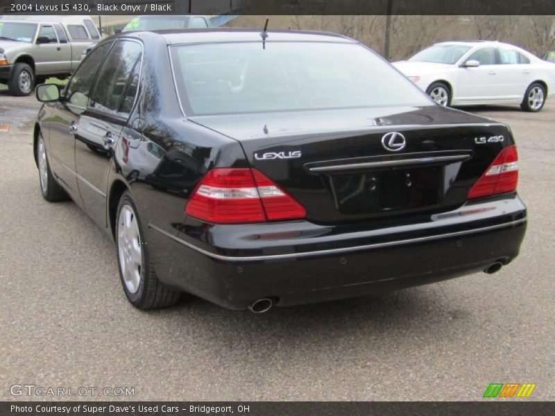 Black Onyx / Black 2004 Lexus LS 430