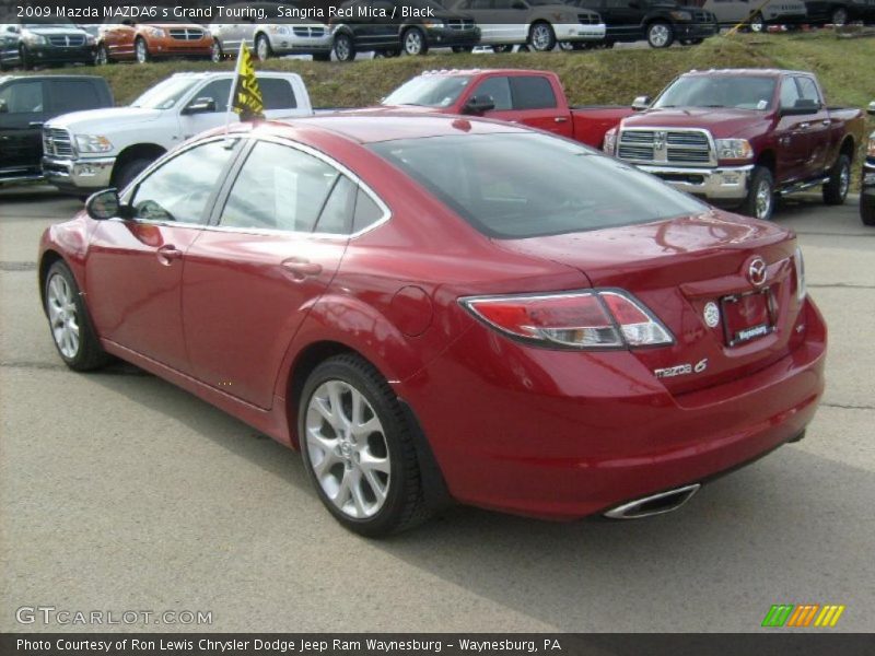 Sangria Red Mica / Black 2009 Mazda MAZDA6 s Grand Touring