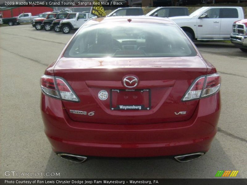 Sangria Red Mica / Black 2009 Mazda MAZDA6 s Grand Touring