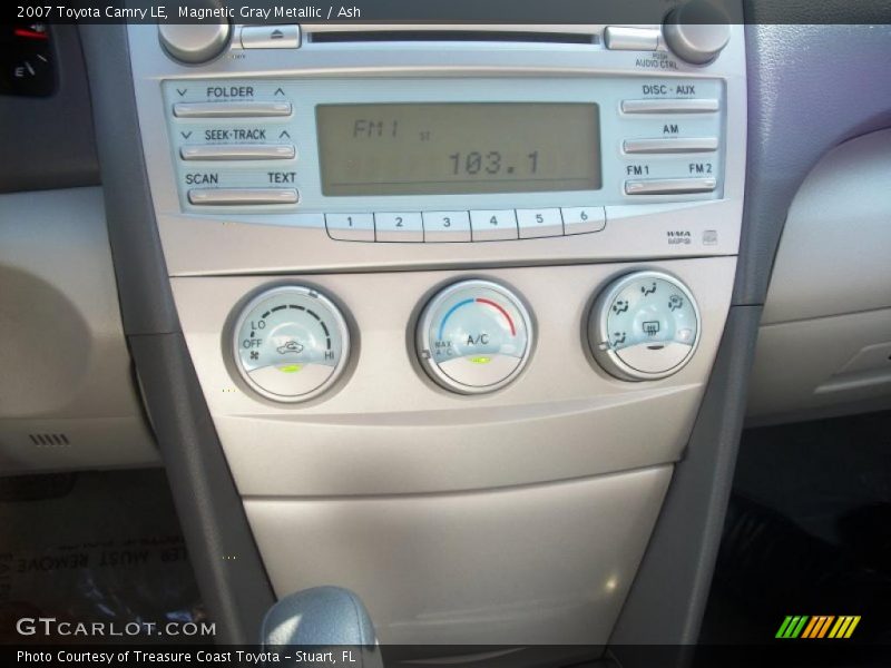 Magnetic Gray Metallic / Ash 2007 Toyota Camry LE