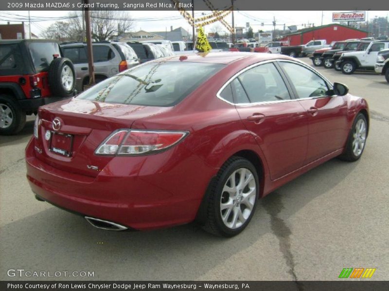 Sangria Red Mica / Black 2009 Mazda MAZDA6 s Grand Touring