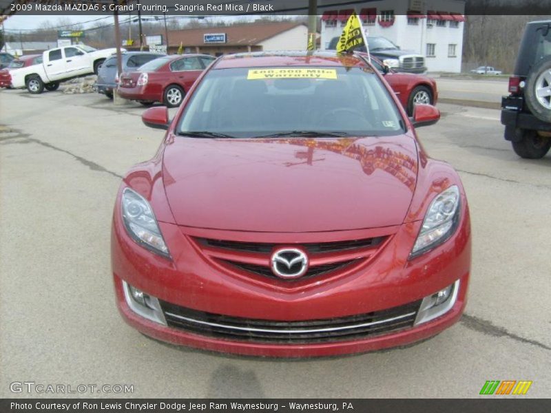 Sangria Red Mica / Black 2009 Mazda MAZDA6 s Grand Touring